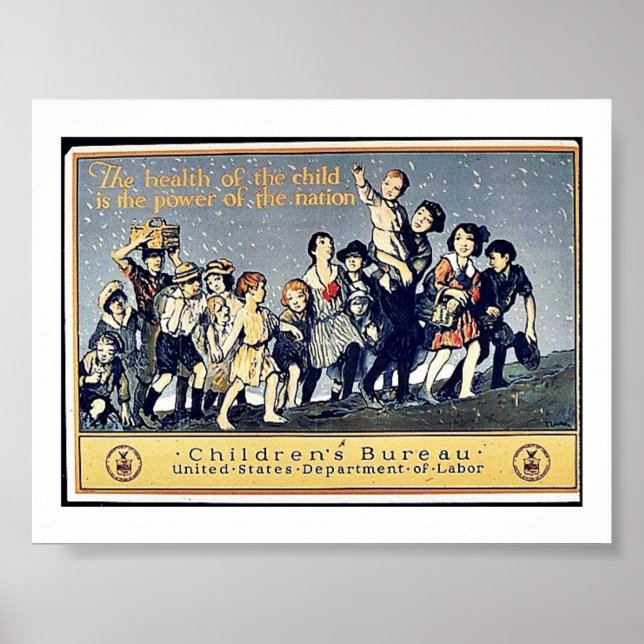 The Health Of The Child Is The Power Of The Nation Poster (Front)