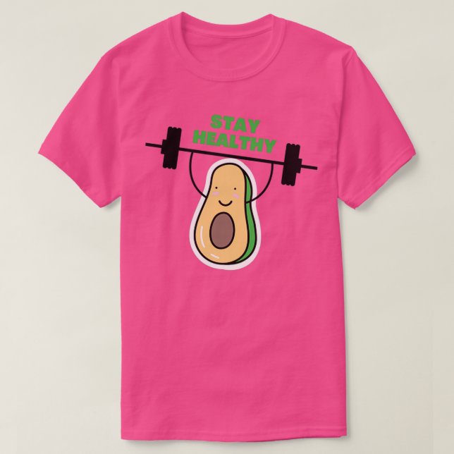 The healthy Avocado T-Shirt (Design Front)