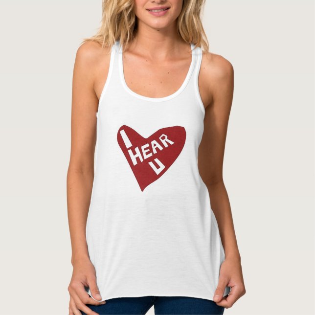 the hear heart singlet (Front)