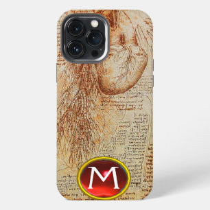 The Heart and the Bronchial Arteries Gem Monogram iPhone 13 Pro Max Case