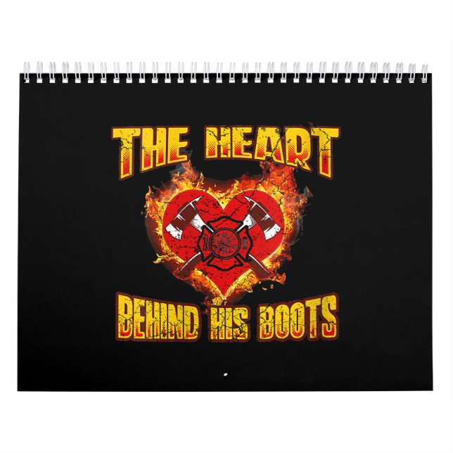 The Heart Behind His Boots | Firefighter Lovers Calendar (Cover)