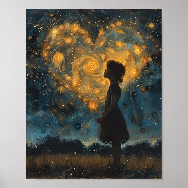 The Heart in the Stars Girl  Poster (Front)