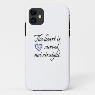 The Heart Is Not Straight Case-Mate iPhone Case