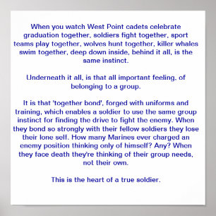 The Heart of a True Soldier Poster