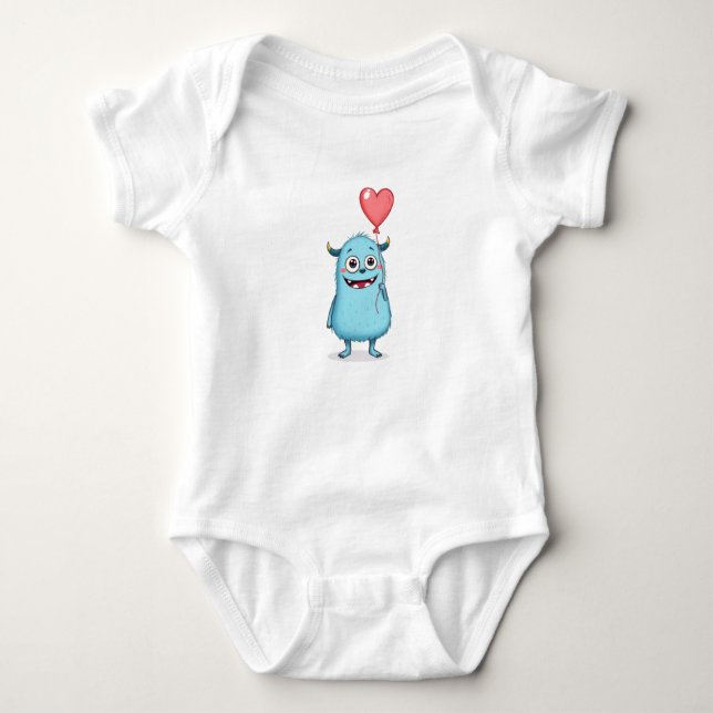 The Heart of Flight Baby Bodysuit (Front)