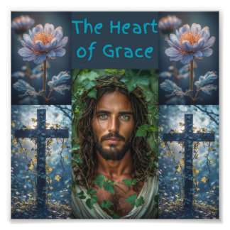 The Heart Of Grace design 2 colour pattern 1 Photo Print
