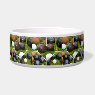 The Heart of Lawn Bowls: A Vintage Photo Collage