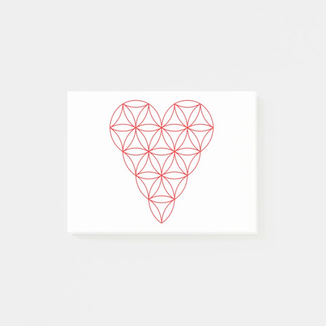 The Heart Of Life – Red/Wired.01 Post-it Notes (Front)