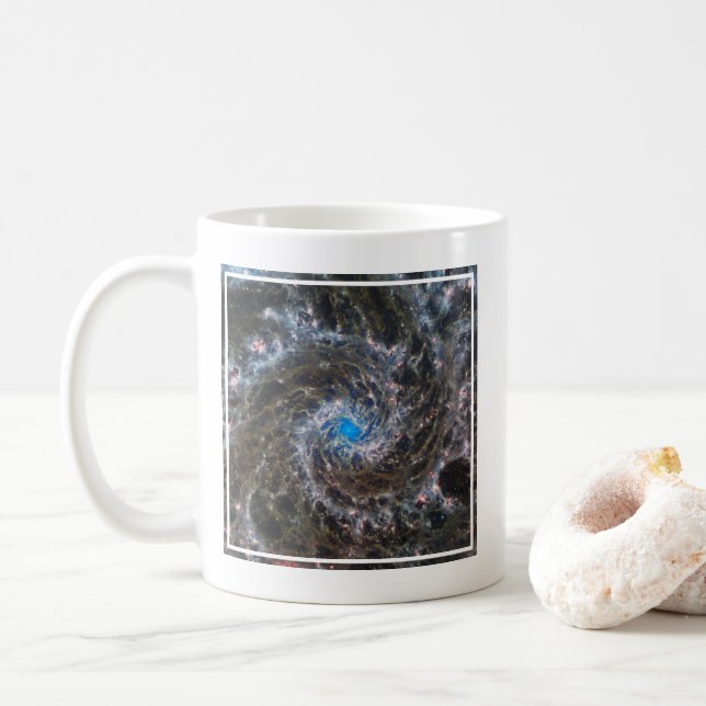 The Heart Of Messier 74 Coffee Mug (With Donut)