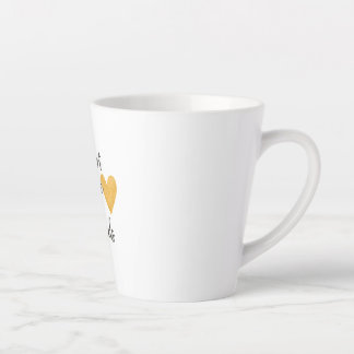 The heart of teaching latte mug