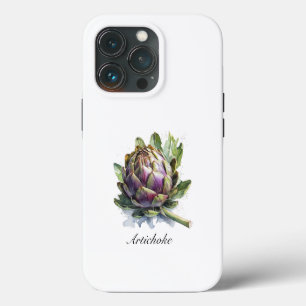 The Heart of the Garden: Artichoke in Watercolor iPhone 13 Pro Case