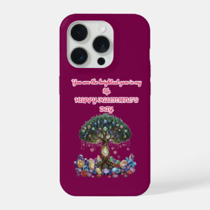 The Heart of the Gem Tree: A Romantic Valentine's iPhone 15 Pro Case