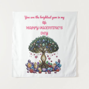 The Heart of the Gem Tree: A Romantic Valentine's  Tapestry