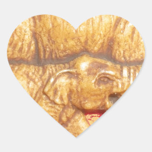 The Heart of the Herd: Elephant Family Portrait Sticker