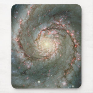 The Heart of the Whirlpool Galaxy Mouse Pad