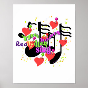 The Heart Really Doth Sing Poster
