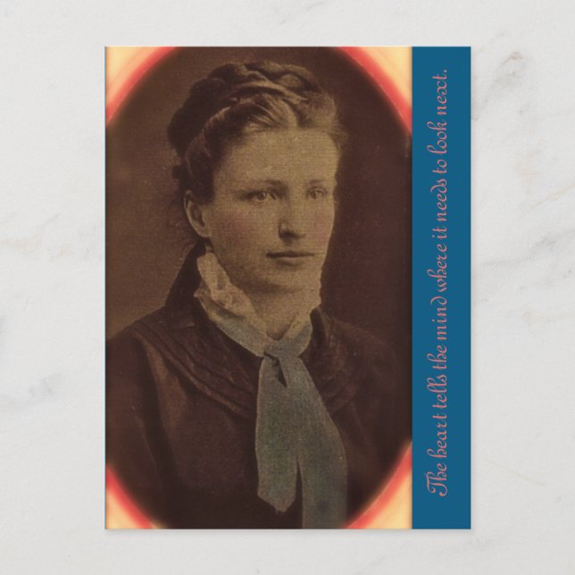 The heart tells the mind where it needs to look... postcard (Front)