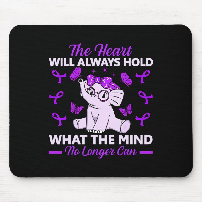 The Heart Will Always Hold What Mind No Longer Can Mouse Pad (Front)