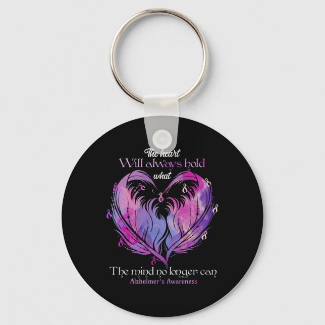 The Heart Will Always Hold What The Mind Heimerhei Key Ring (Front)