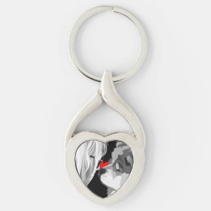 The heARTdog chow keychain