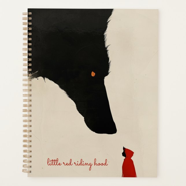 the Heartless Wolf and the Little Red Riding Hood Planner (Front)