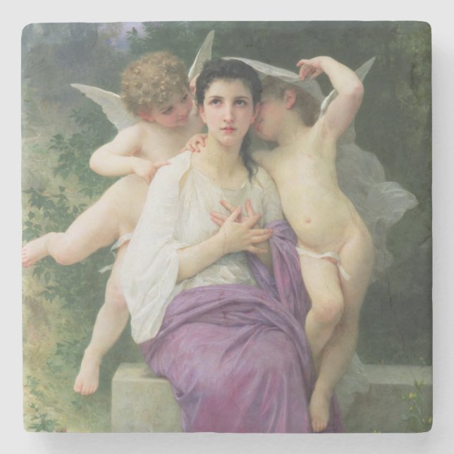 The Heart's Awakening, 1892 Stone Coaster (Front)