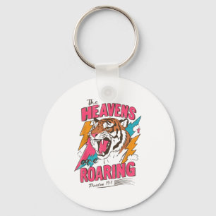 The Heavens Are Roaring Psalm 19_1 Bible Verse Wom Key Ring