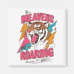 The Heavens Are Roaring Psalm 19_1 Bible Verse Wom Magnet