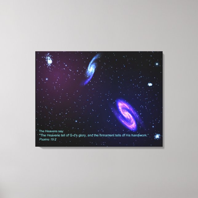 The Heavens Canvas Print (Front)