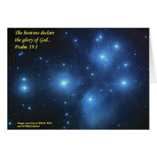 The heavens declare the glory of God