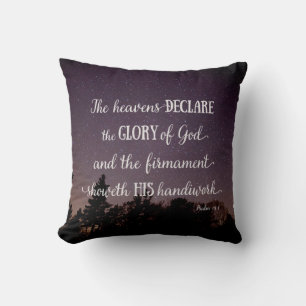 The Heavens Declare the Glory of God Cushion