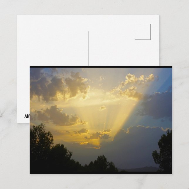 The Heavens Open Postcard (Front/Back)