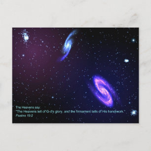 The Heavens Postcard