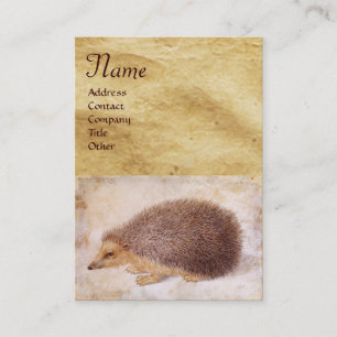 THE HEDGEHOG Monogram Business Card