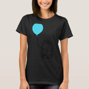 The Hedgehog With The Blue Balloon Idea For A Bir T-Shirt