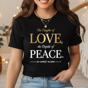 The Heights of Love, The Depths of Peace  Tri-Blend Shirt