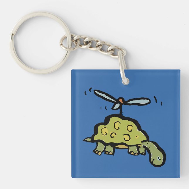 the helicopter tortoise key ring (Front)