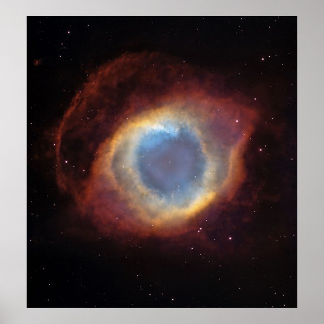 The Helix Nebula: a Gaseous Envelope Expelled By a Poster (Front)