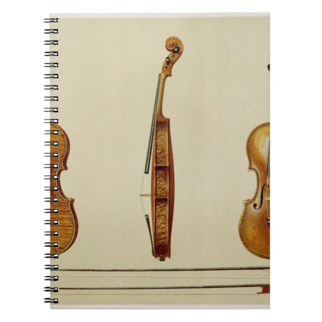 The Hellier violin made by Antonio Stradivarius (c Spiral Notebook (Front)