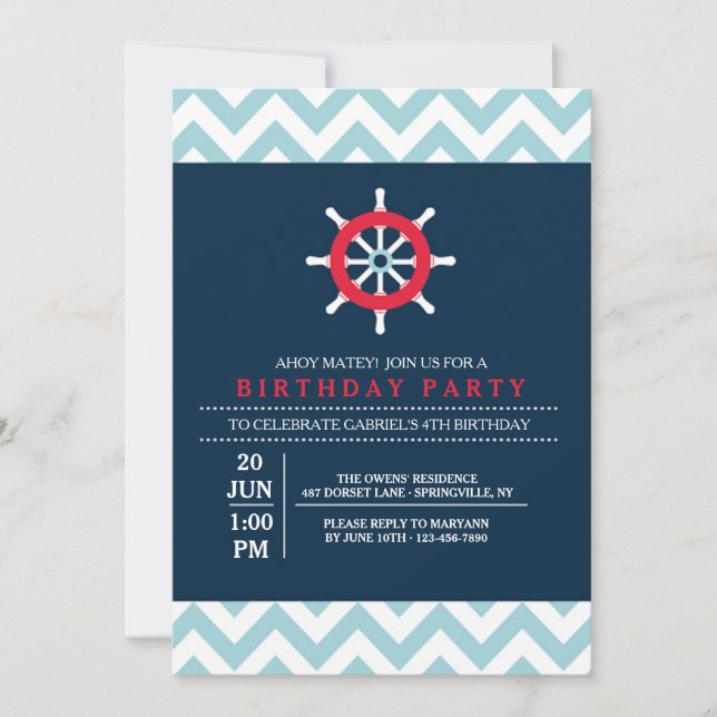 The Helm Invitation (Front)