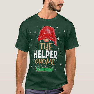 The helper Gnome Family Matching Christmas Outfit T-Shirt