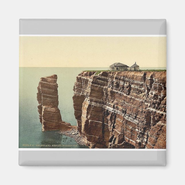 The Hengst, North Point, Helgoland, Germany classi Magnet (Front)
