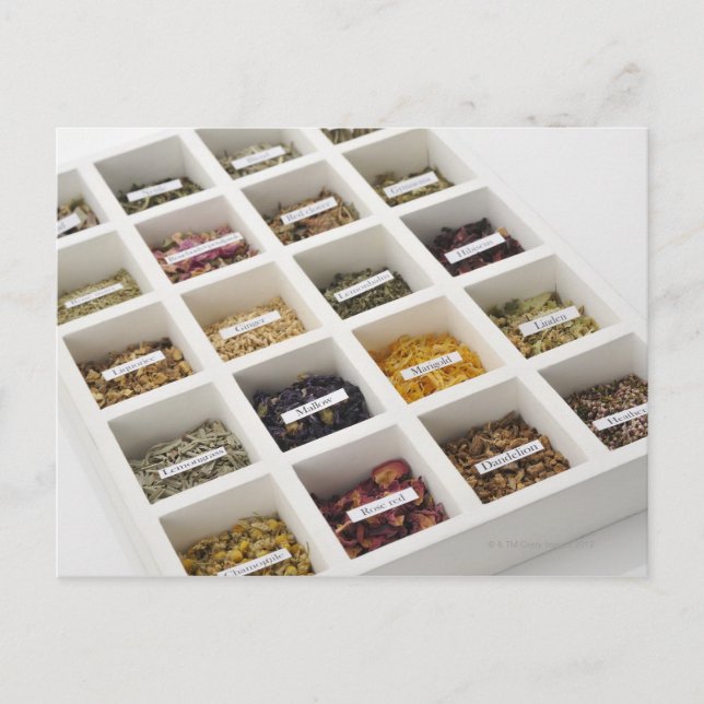 The herbs which a box contains postcard (Front)
