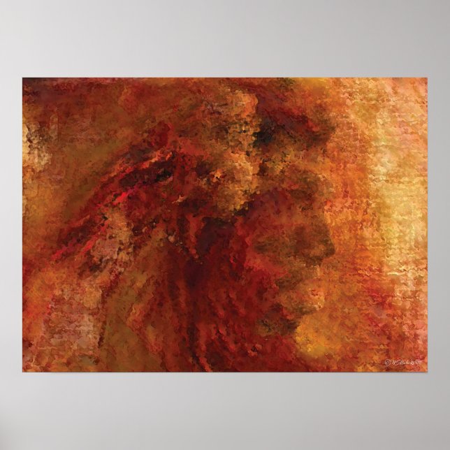 The Heritage Native American Painting Poster (Front)