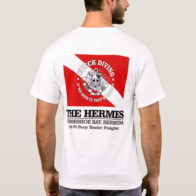 The Hermes (wreck diving) T-Shirt (Back)