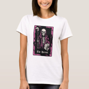 The Hermit Skeleton Tarot T-Shirt