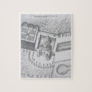 The Hermitage and the Maison Blanc at the Chateau Jigsaw Puzzle