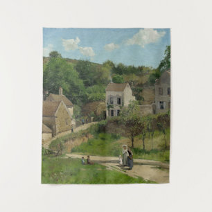 The Hermitage at Pontoise Camille Pissarro Tapestry