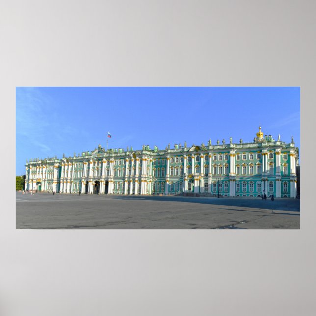 The Hermitage Museum Panorama, Russia Poster (Front)