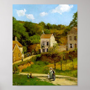 The Hermitage of Pontoise by Camille Pissarro Poster